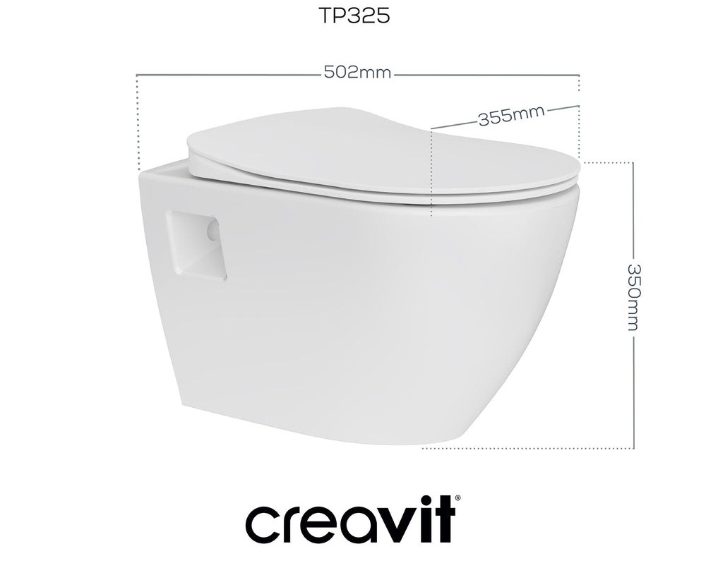 Wall Mounted Toilet Set (CREAVIT)