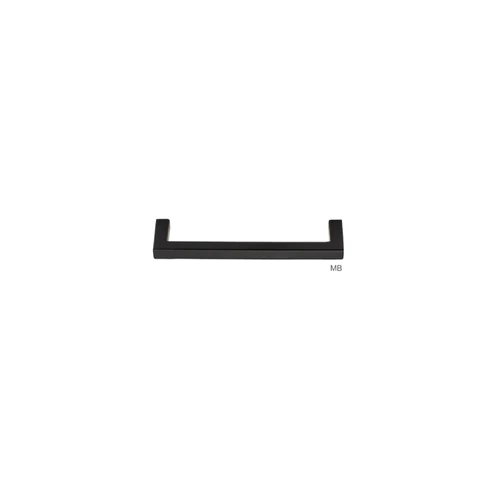 Flat Matte Black Handel (128mm)