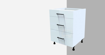 Cabinet with Three Drawers